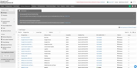 manageengine endpoint central|Software Deployment Features .